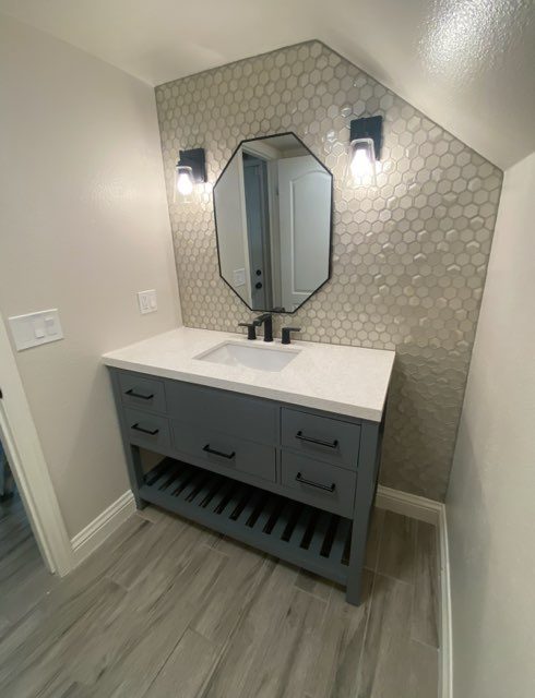 Bathroom vanity remodel